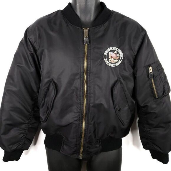 Operation Iraqi Freedom MA 1 Bomber Flight Jacket Vintage 90s US Armed Forces - Picture 2 of 8